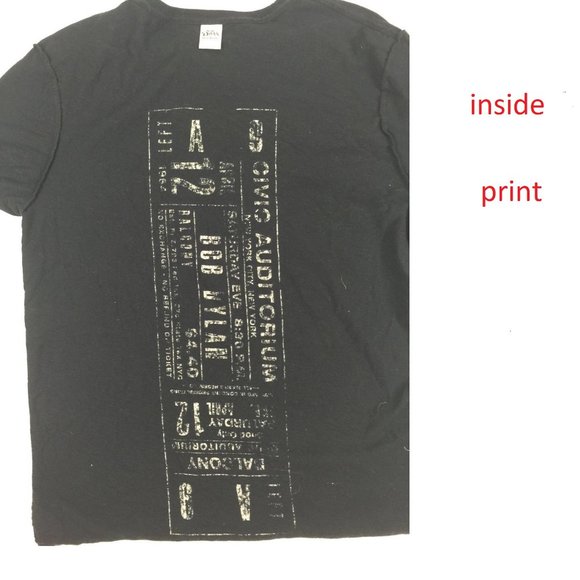 Lucky Brand Bob Dylan NYC 1964 Ticket country rock T-Shirt 2XL NWT - Picture 3 of 4